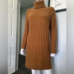 Women’s Cognac Sweater Dress